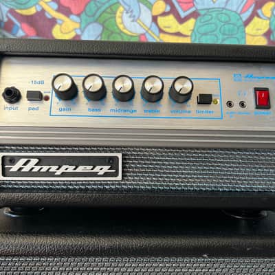 Immagine Ampeg Micro VR 200-Watt Compact Solid State Bass Amp Head 2011 - Present - Black - 4