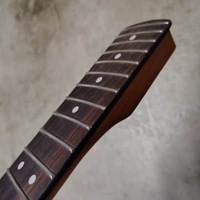 Left Hand Roasted Maple Strat Neck fits fender Stratocaster body 22 frets image 4