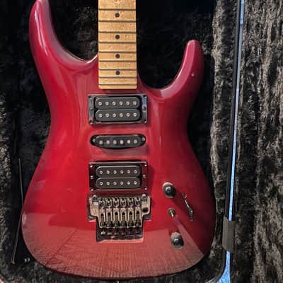 Partcaster Superstrat Ibanez Hybrid Red burst image 7