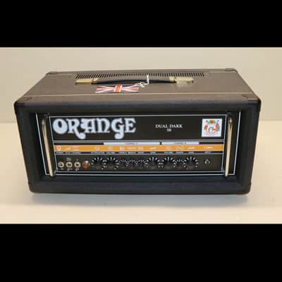 2018 Orange Dual Dark 50 DD50 Guitar Amplifier Amp Head 2-Channel 50 Watt Black image 1