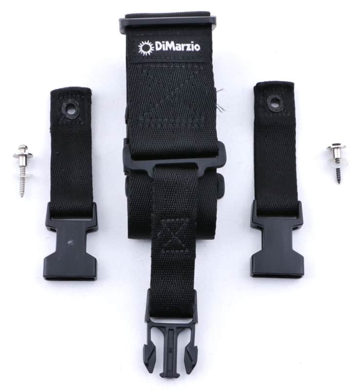 DiMarzio DD2800BK 3" Nylon ClipLock Strap image 1