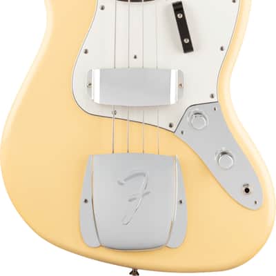 Fender Laura Lee Signature Jazz Bass Limited Edition 4-String Bass Guitar, Rosewood Fingerboard, Vintage White image 2