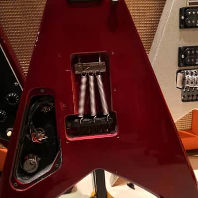 Grover Jackson King V Cherry Burst Flame image 13