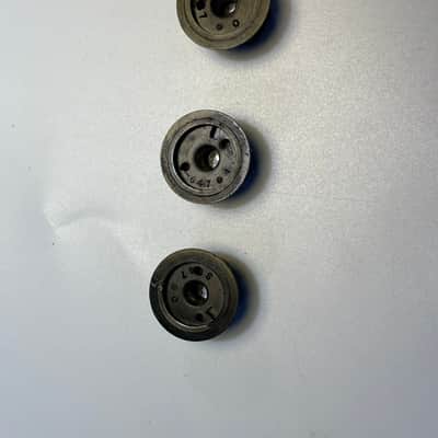 3x Fender Knob/Knopf von Coroando II / 1967 - schwarz/silber image 4