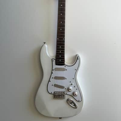 SRV CHARLEY Custom White Lipstick Special Stevie Ray Vaughn Mini Guitar Model image 7