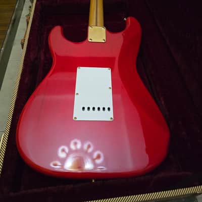 Rare! 1993 Fender Japan Custom Edition 50's Stratocaster ST57G Charcoal Red image 13
