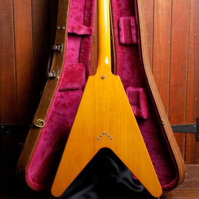Gibson Flying V Heritage Korina 1983 Vintage Electric Guitar Pre-Owned image 12