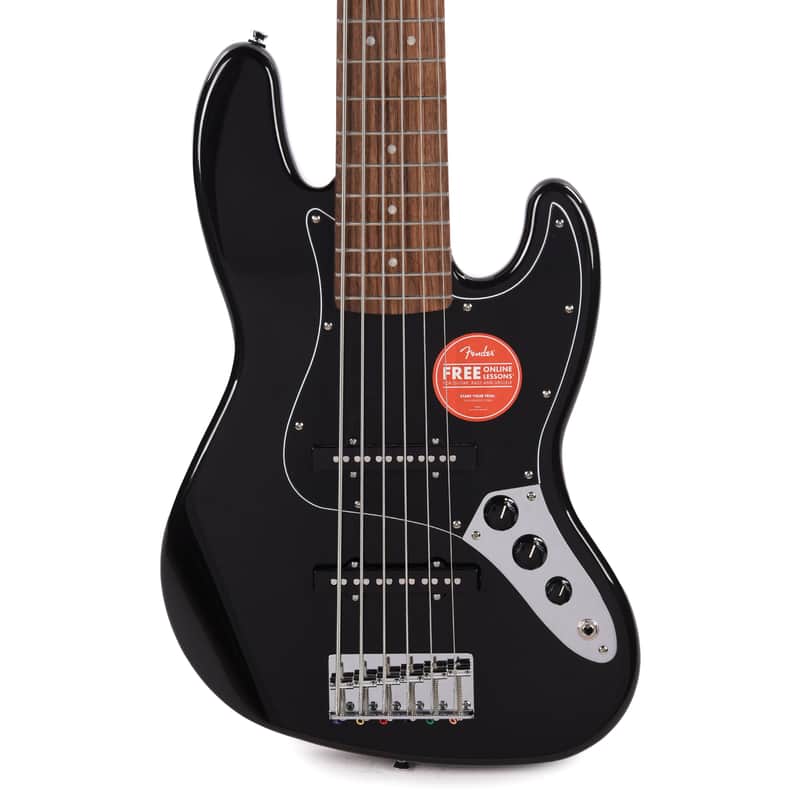 Squier Affinity Series Jazz Bass VI Black Metallic image 1