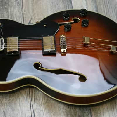 Super Clean! Epiphone Emperor T Thinline 1982 Vintage Sunburst Matsumoku ES-335 Semi Hollow image 4