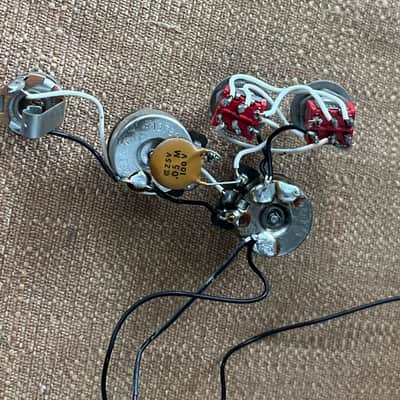 1980 set Fender Lead I II guitar pots harness switches image 3