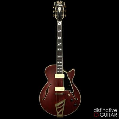 Demo D'Angelico Deluxe SS Satin Trans Wine image 5