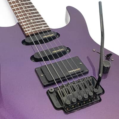 Fernandes FR-55 Revolver MIJ Electric Guitar Metallic Purple Floyd Rose 24 Fret image 15