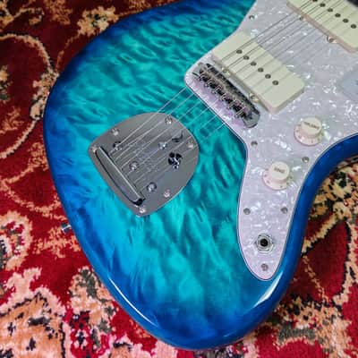 2024 Fender Japan Hybrid II Jazzmaster QMT Collection 2024 - Quilt Aquamarine, Limited Edition, Full Set, MIJ JD24 image 8
