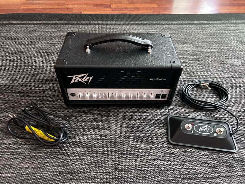 Peavey invective MH Misha Mansoor Signature 2-Channel 20-Watt Mini Guitar Amp Head 2021 - Present - Black image 1