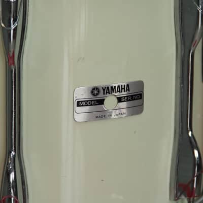 Yamaha Recording Custom 9000 rack tom 12x10 - stage white image 6