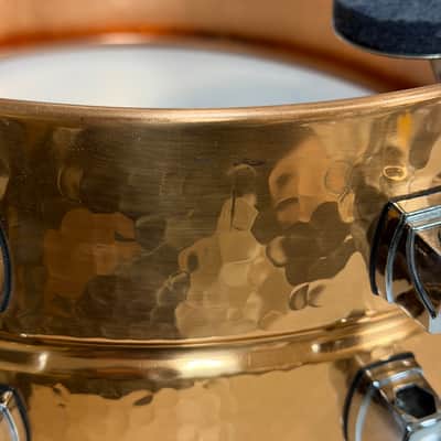 Yamaha Roy Haynes Signature 14x5.5" Hammered Copper Snare Drum image 14