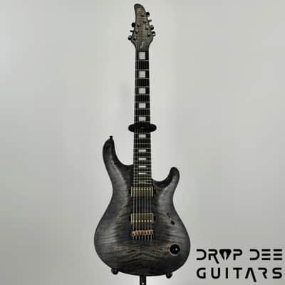 Mayones Regius Core 7 7-String Electric Guitar w/ Case - Antique Black Matt image 2