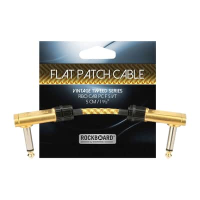 RockBoard Cable de Patch Flat Vintage Tweed - 5 cm image 5