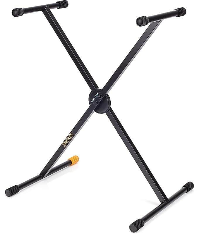 Hercules KS110B EZ-LOK Single X Keyboard Stand w/ Video Link Bild 1