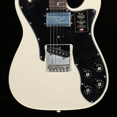 Fender American Vintage II 1977 Telecaster Custom Rosewood Fingerboard Olympic White (203) image 3