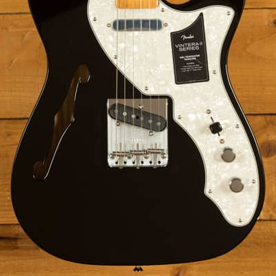 Fender Vintera II '60s Telecaster Thinline - Maple - Black image 1