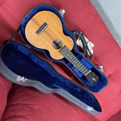 Kamaka HF-1 Soprano Ukulele with Full Ebony Package, MOP inlay, Koa Medium Curl Upgrade w/ Case image 1