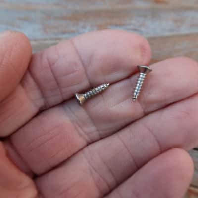Fender Telecaster 1974 Control Plate Screws (2) image 6