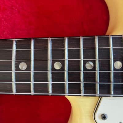 1973 Fender Stratocaster Hardtail with 3-Bolt Neck, Rosewood Fretboard 1971 - 1977 - Olympic White image 13