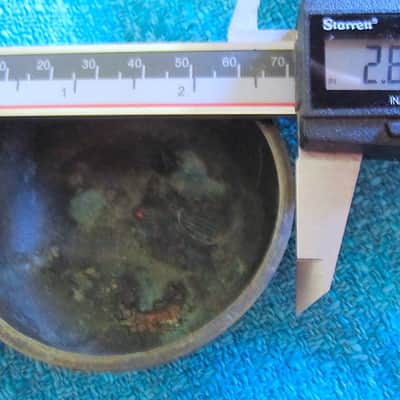 Japanese Rin Singing Bowl Cup Chime - Vintage image 3