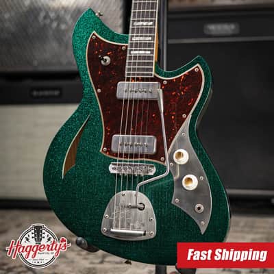 Novo Custom Shop Miris J Semi-Hollow Electric Guitar - Matrix Sparkle with Gig Bag image 1