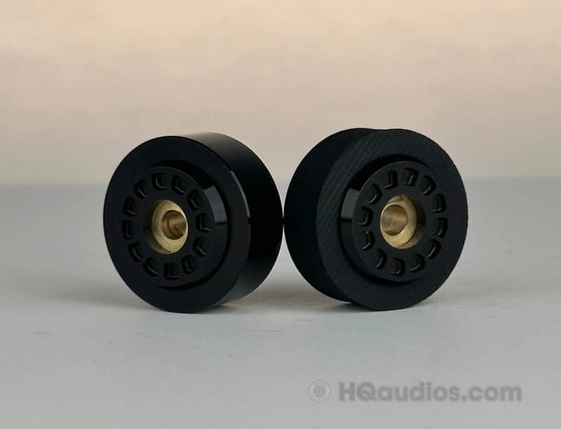 Pair of Pioneer RT-707/701 Pinch Rollers – Precision Replacement –Black–1Yr WRT image 1