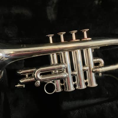 MINT DEG Signature 2000 Piccolo Trumpet - Silver Plate image 2