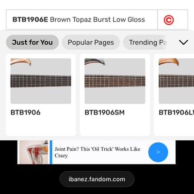 Ibanez BTB1906-E Premium 2019 - Brown Topaz Burst Low Gloss image 8