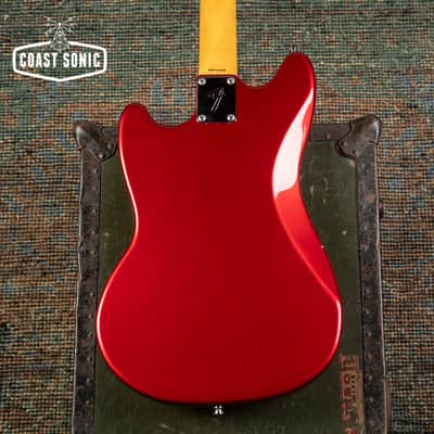 2010 Fender '69 Reissue Mustang MG69-MH Made in Japan Candy Apple Red w/Matching Headstock image 8