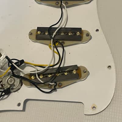 1993 MIM Fender Mexico Stratocaster White Loaded SSS Pickguard 11 Screw 3 Ply image 11