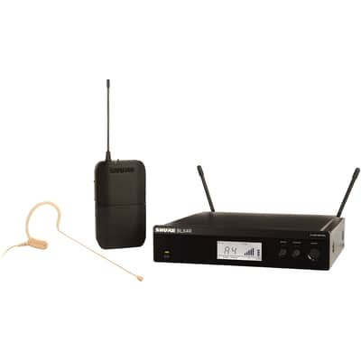 Shure Headset Microphone, BLX1 Bodypack & BLX4R Wireless Receiver (BLX14R/MX53-J11) image 1