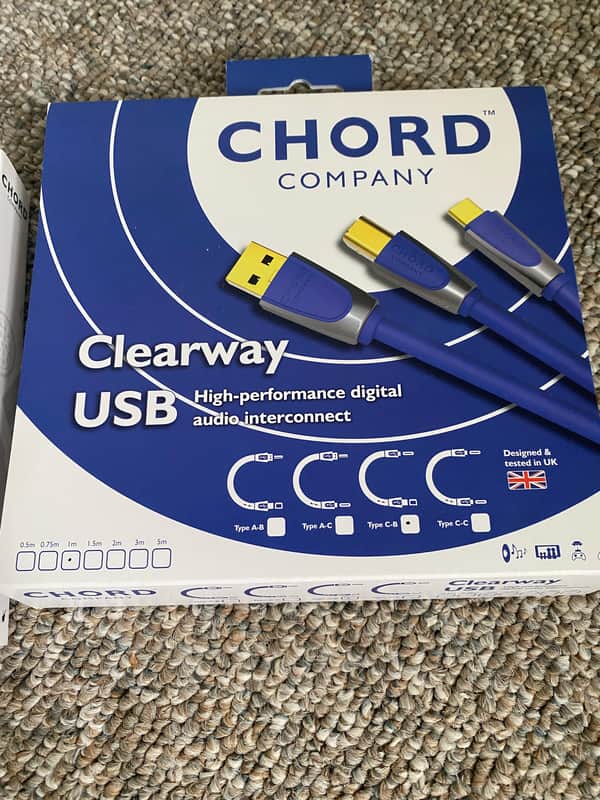 Chord Company Clearway USB C to B 1m image 1