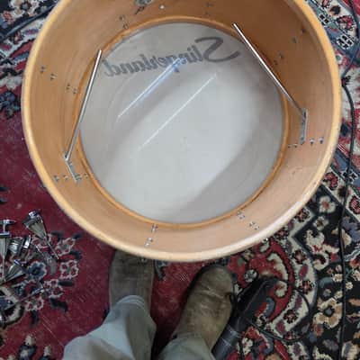 Slingerland 20x14 Bass Drum 1970s - Silver Sparkle image 12