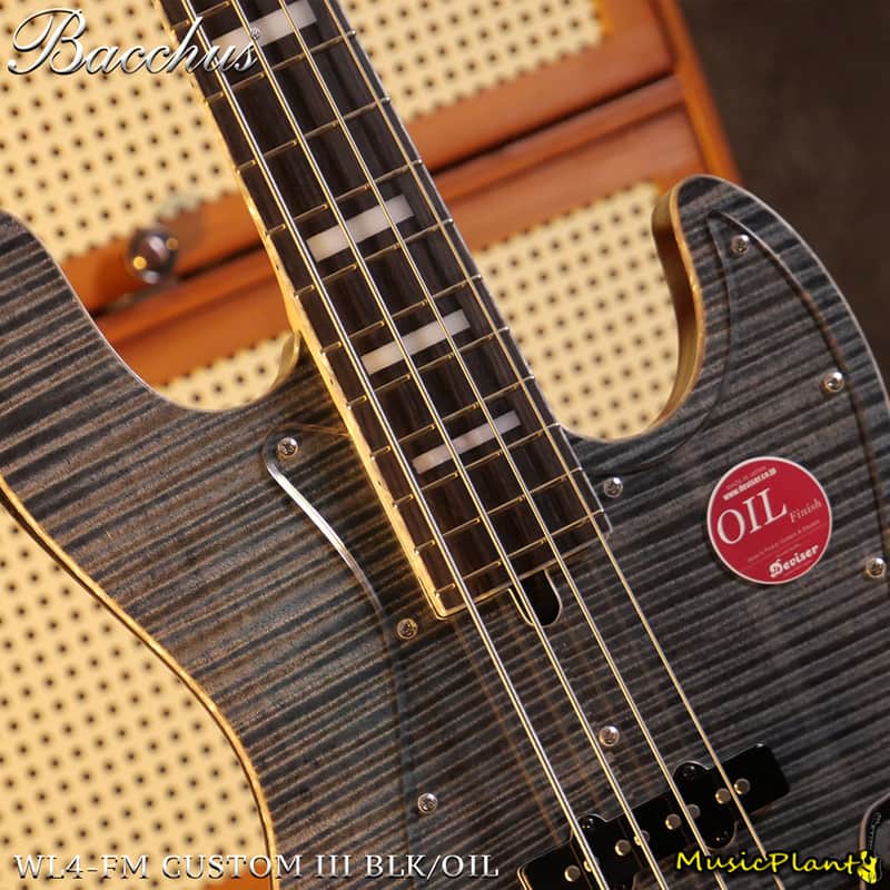 ベース Bacchus WL4-FM CUSTOM III BLK/OIL Bacchus WL4-FM CUSTOM III BLK/OIL | Reverb Canada