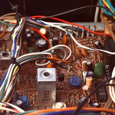 ✨ Marantz 2252B Vintage Stereo Receiver – Professionally Serviced – Partial Recap – 52 WPC – Custom Cover – BVA image 12