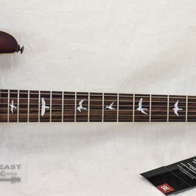 PRS SE Exotic Series DGT Laurel Burl - McCarty Tobacco Burst Satin (s/n: 9638) image 5