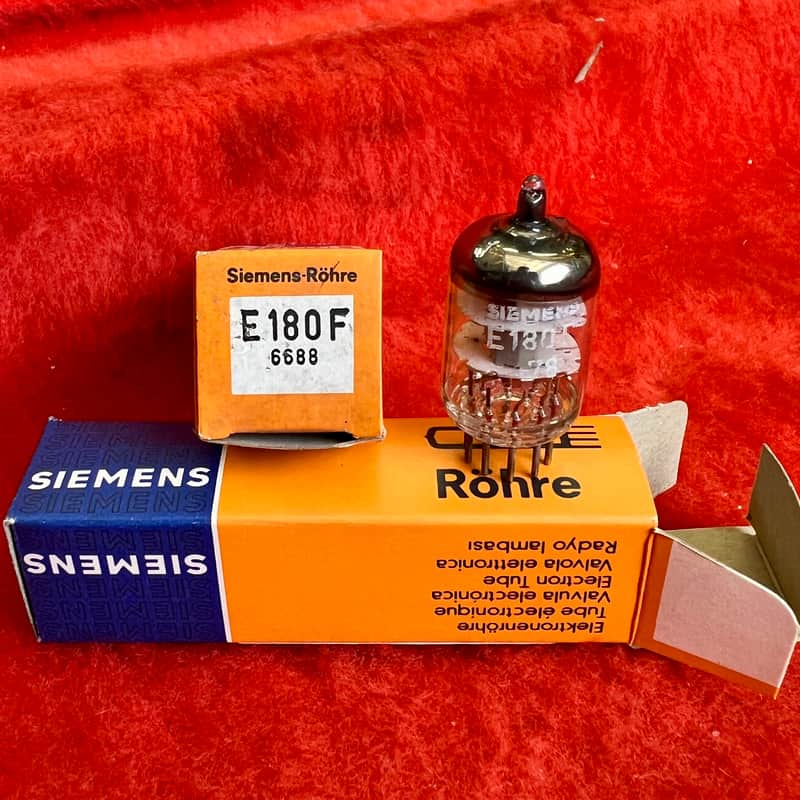 Siemens E180f 6688 c 1960 - NOS telefunken v72-a tab tube microphone preamplifier original vintage image 1