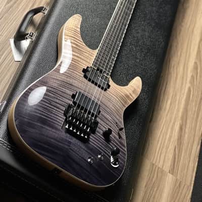 Schecter C-1 FR S SLS Elite with Ebony Fretboard in Black Fade Burst image 2