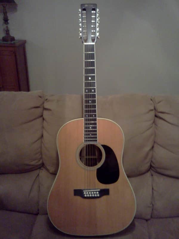 Martin D 12 35 1968 12 string brazillian Rosewood 3 piece back image 1