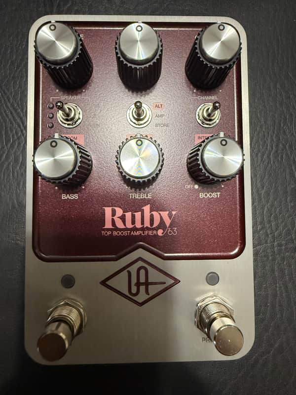 Universal Audio Ruby ’63 Top Boost Amplifier 2022 - Present - Ruby / Silver