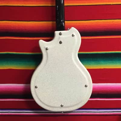 Supro 1572SW Belmont Single Pickup Americana Series Electric Guitar Sparkle White - 1572SW Belmont Single Pickup Americana Series Electric Guitar / Brand New image 6