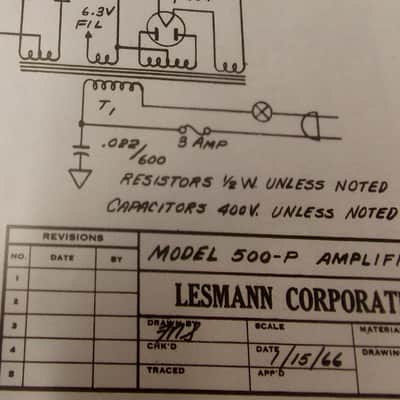 Lesmann  Imperial 500P Accordio Organ Amplifier 1966 image 15