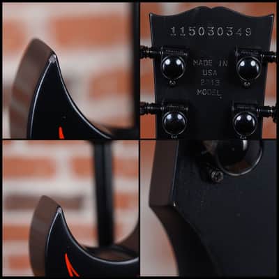 Gibson N-225 Satin Ebony with Pinstripes 2013 w/OHSC image 9