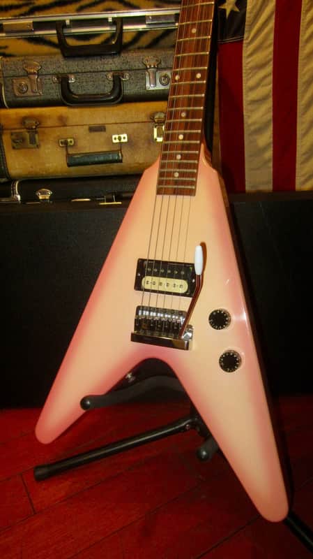 1982 Dean Baby V Pink Burst image 1