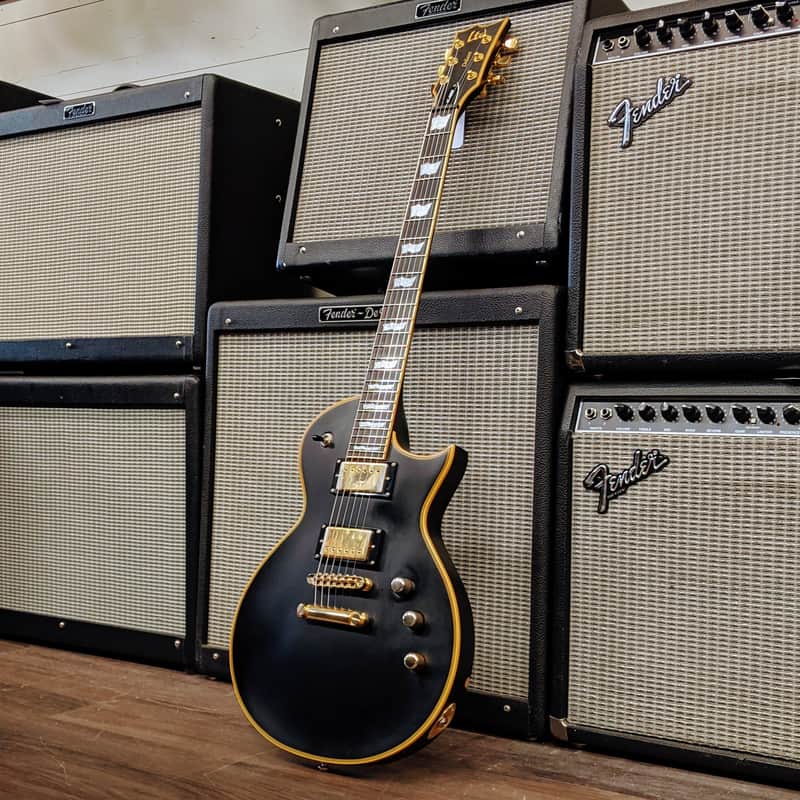 ESP LTD EC-1000 Duncan - Vintage Black image 1